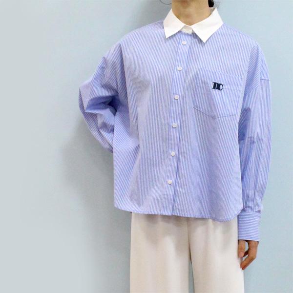 Dignite collier ディニテ コリエ 80267030 刺繍 シャツ