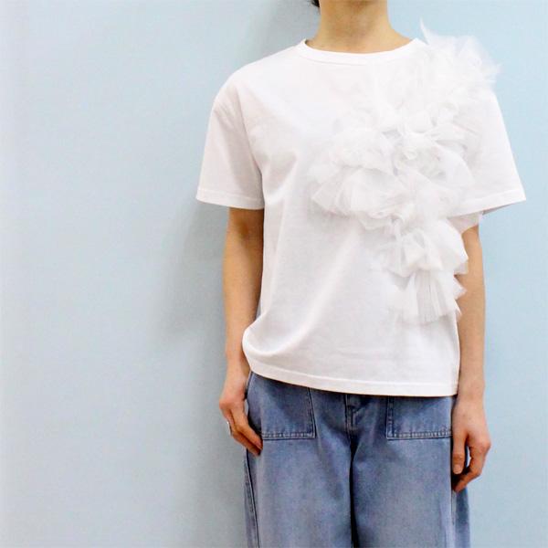 marie d'or マリードール 25478 チュール モチーフ Tシャツ