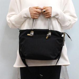 ★美品★VIOLAd'ORO / レザー エコファー メッシュ バッグ VIOLAd'ORO (ヴィオラドーロ)】エコファーレザーメッシュバッグ