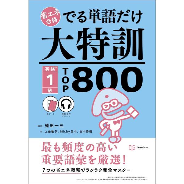 でる単語だけ大特訓 英検1級TOP800 (省エネ合格)