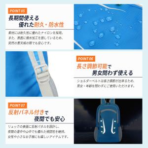 折りたたみリュック エコバッグ 軽量 防水 持...の詳細画像3