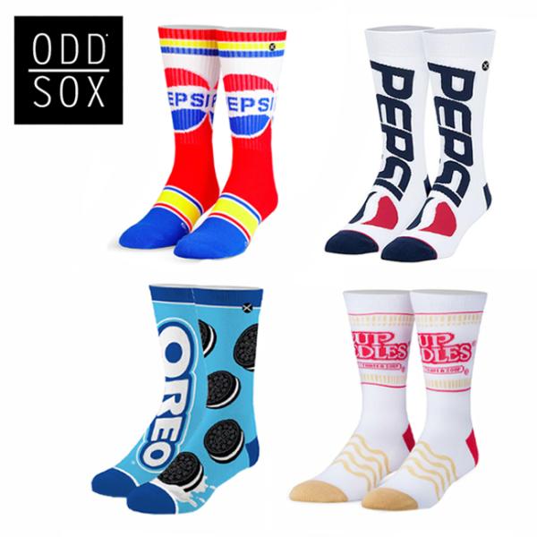 ODD SOX オッドソックス くつした 靴下 キャラクター 柄 ペプシ オレオ カップヌードル
