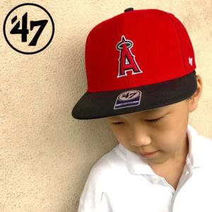 キャップ '47 フォーティーセブン キッズ ′47 エンゼルス ANGELS Angels KIDS 子供用 ベースボールキャップ 赤 メジャーリーグ｜openside