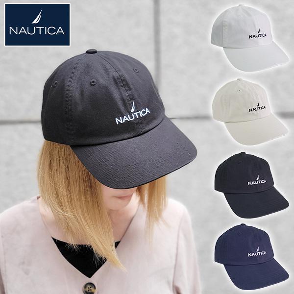 NAUTICA ノーティカ キャップ 帽子 6パネル ロゴ フリーサイズ メンズ レディース コット...