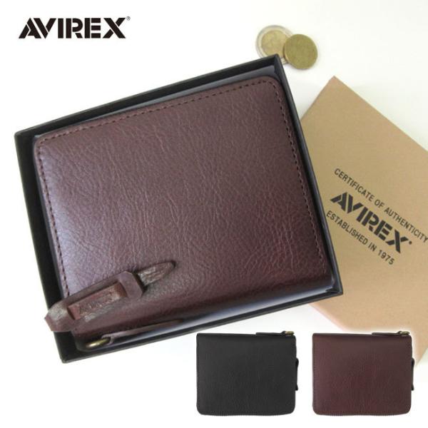 財布 AVIREX アビレックス 本革 メンズ