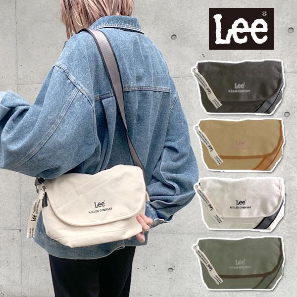 Lee リーショルダー ショルダーバッグ 斜め掛け フラップ型 メッセンジャーバッグ