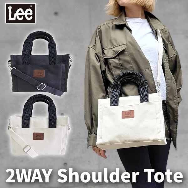 Lee リー 2WAY スクエア トートバッグ ショルダーバッグ コンパクト ショルダートート コッ...