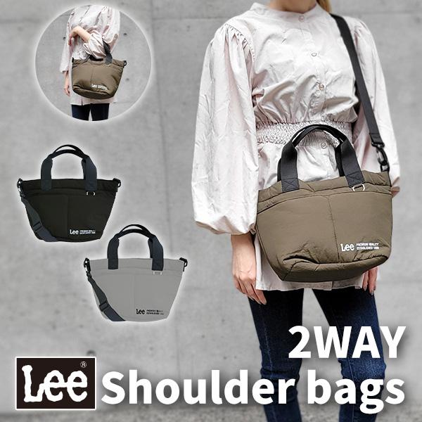 Lee リー 2way ショルダーバッグ トートバッグ ショルダートート ポリエステル 手提げバッグ...