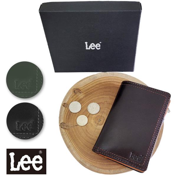 Lee リー レディース メンズ 財布 レザー 本革 二つ折り サイフ