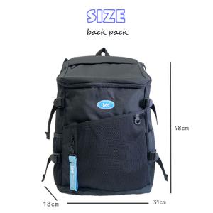 Lee リュック リー リュックサック スクエア 通勤 通学 大きめ 黒