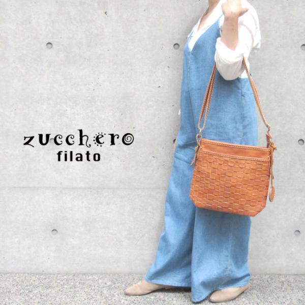 zucchero ズッケロ ショルダーバッグ ショルダー バッグ 本革 レディース 500ペットボト...