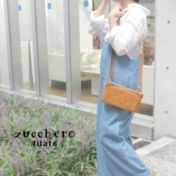 zucchero ズッケロ お財布ショルダー ショルダーバッグ バック 長財布 お財布ポシェット 牛...