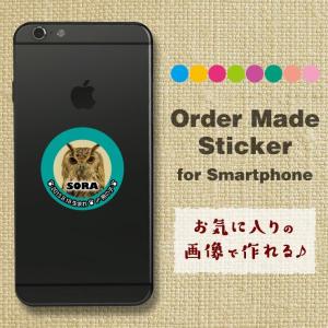 犬　猫　ペット　ふくろう　ステッカー/シール　写真/名前入り　オーダーメイド/オリジナル　06｜opg1