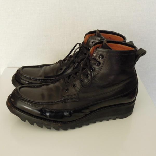 KIDS LOVE GAITE キッズラブゲイト シャークソール ブーツ レザー×エナメル 日本製 ...