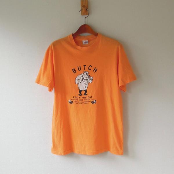 リーバイス × FELIX THE CAT Tシャツ 87年コピーライト BUTCH オレンジ M ...
