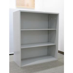オープン書庫 3段 書庫 W900 D400 H1050 キャビネット 収納棚 本棚 書棚 書類棚 ...