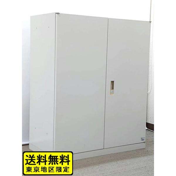 送料無料 東京地区限定 オカムラ42 両開き書庫 スチール書庫 収納庫 キャビネット オフィス収納 ...