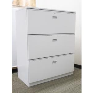 送料無料 東京地区限定 イトーキ シンライン ラテラル書庫 スチールキャビネット ホワイト 鍵付き ...