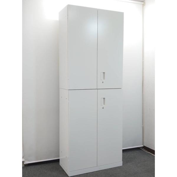 美品 イトーキ eS 上下書庫 両開き書庫 ラテラル書庫 キャビネット ユニット書庫 スチール書庫 ...