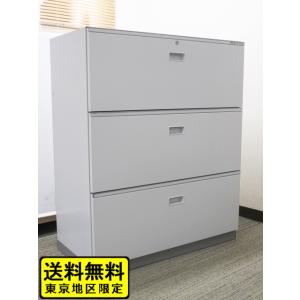 イトーキ　ラテラル　三段キャビネット ITOKI イトーキ シンライン 3ラテ/HTM-109AAS-W9 3段ラテラル