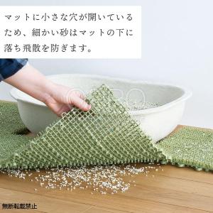 猫砂マット 猫砂キャッチャー 砂取りマット 猫...の詳細画像3