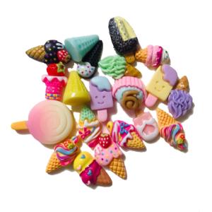 スイーツデコに大活躍！　（アイス系）ハンドメイド　パーツ　20個セット　 資材 素材 アクセサリー パーツ 材料 ハンドメイド