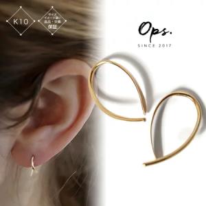 ピアス 10K 10金 フープ つけっぱなし 小さめ アレルギー対応 ジュエリー 軽い レディース 就職 入学 母の日 妻 彼女 ギフト プレゼント GOUCCIA-mini 日本製