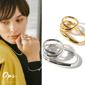 agete（アガット） 指輪 リング シルバーダブルフィンガーリング