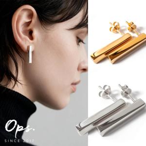 ピアス K10 T字 スティックピアス（片耳）イエローゴールド 地金 女性