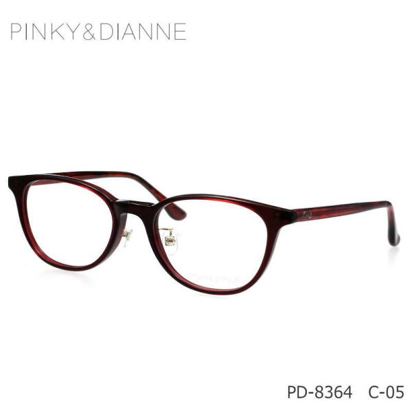 PINKY＆DIANNE (ピンキー＆ダイアン) PD-8364 5 レッド メガネ プラスチック 