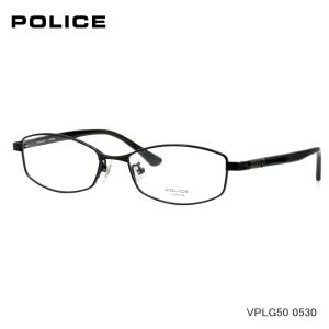 POLICE（ポリス） VPLL55J 0568 ガンメタル メガネ 伊達メガネ 度なし