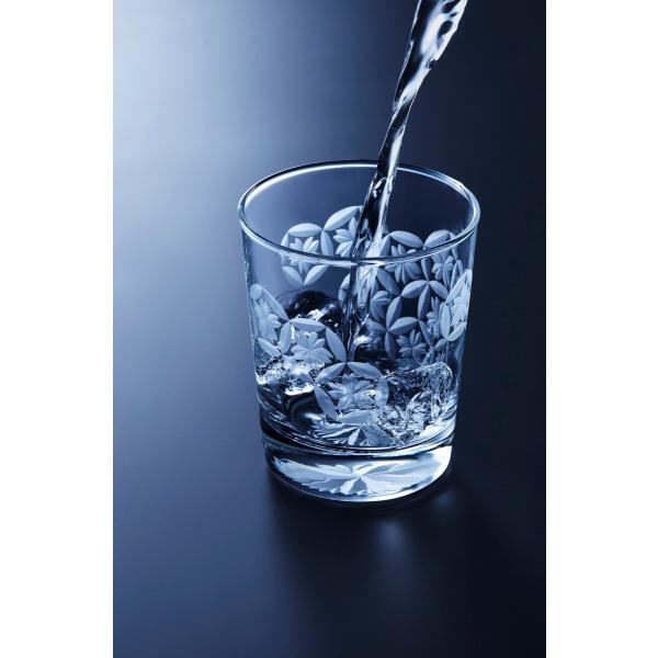 「縁起グラス」東京切子（花切子）ロックグラス　桜五行　〜さくらごぎょう〜