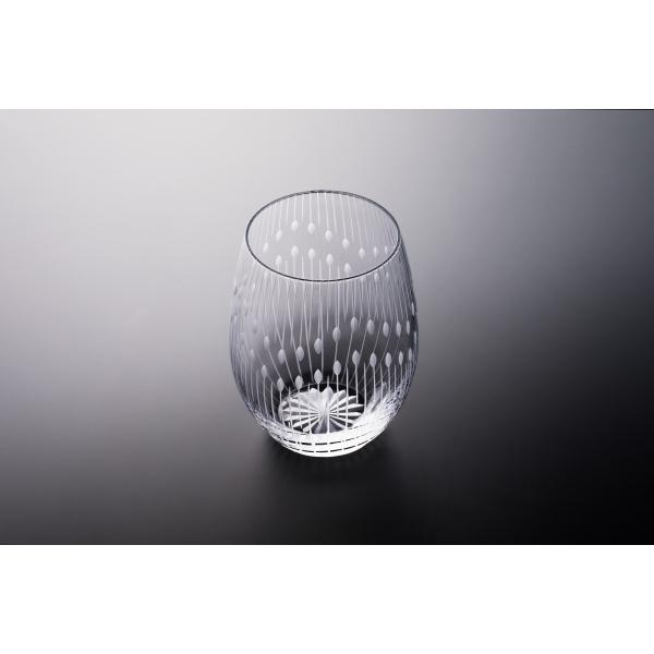 東京切子（花切子）ワイングラス　花火