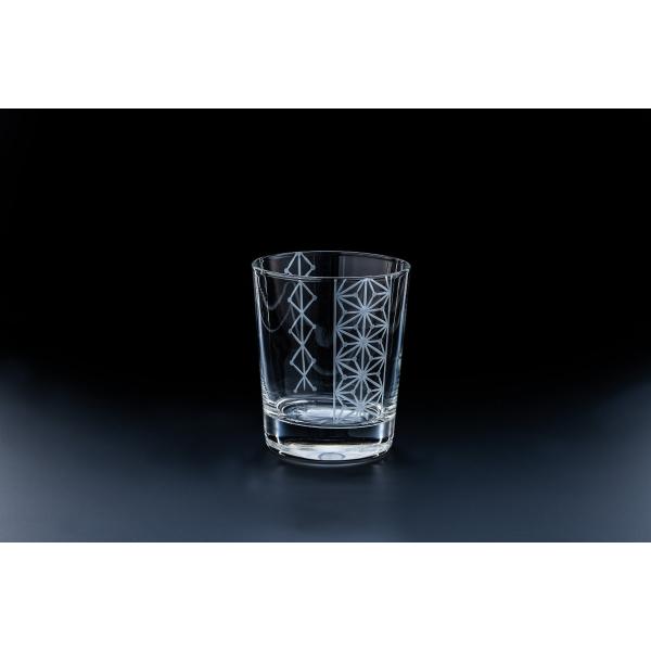 東京切子（花切子）ロックグラス　 振袖