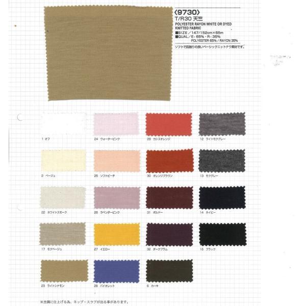 【切り売り】T/R30天竺　147/152cm巾　E65％/R35％　「卸売り1〜10m」