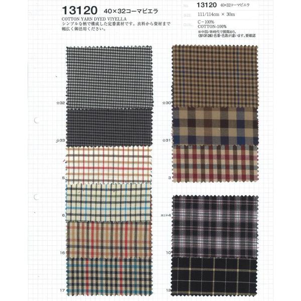 【切り売り】40×32 コーマビエラ　111/114cm巾　C100％　「卸売り1〜10m」