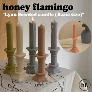 ハニーフラミンゴ キャンドル honey flamingo 正規販売店 Lyon scented candle Basic size リヨン 香り付き キャンドル 6色 韓国雑貨 インテリア小物 ACC｜option