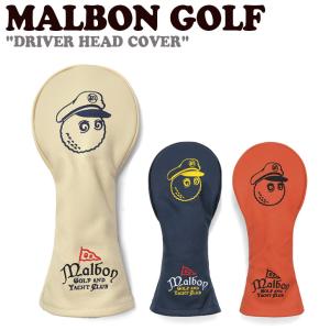 マルボンゴルフ ドライバーカバー MALBON GOLF メンズ レディース DRIVER HEAD COVER ドライバー ヘッド カバー 全3色 M3133LCV03NVY/ORG/SAS ACC｜option
