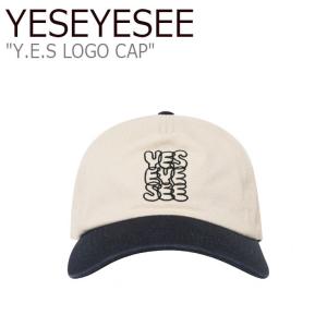 イェスアイシー キャップ YESEYESEE メンズ レディース Y.E.S LOGO CAP イェス ロゴキャップ NAVY GREY YES344 ACC｜option