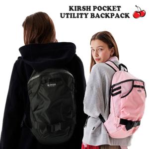 キルシー リュック KIRSH 正規販売店 POCKET UTILITY BACKPACK ポケット ユーティリティー バックパック BLACK ブラック PINK ピンク KPSRBBP501M バッグ｜option