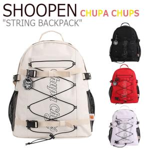 シューペン リュックサック SHOOPEN CHUPA CHUPS STRING BACKPACK チュッパ チャプス ストリング バッグパック BLACK RED LAVENDER IVORY TPBK79S61 バッグ｜option