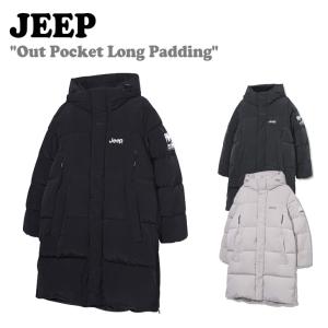 ジープ ダウン Jeep メンズ レディース Out Pocket Long Padding アウト ポケット ロング パディング 全3色 JO4JPU415BK/LE/DG ウェア｜option