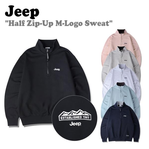 ジープ トレーナー Jeep メンズ レディース Half Zip-Up M-Logo Sweat ...