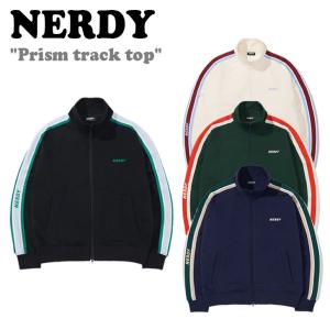ノルディ ジップアップ NERDY Prism track top プリズム トラック トップ BLACK CREAM NAVY DARK GREEN PNEF22KA0301/02/16/39 ウェア｜option