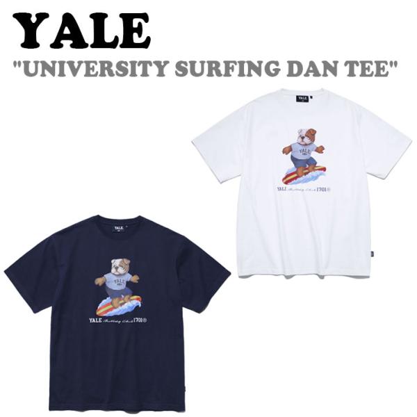 エール 半袖Ｔシャツ YALE UNIVERSITY SURFING DAN TEE ユニバーシティ...