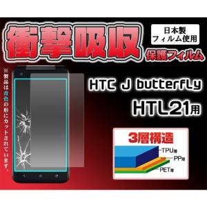 htc j butterfly htl21 保護フィルム シート HTC J butterfly HTL21用　衝撃吸収 液晶保護シート｜option