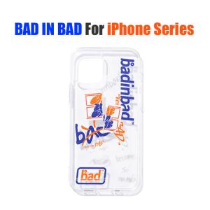 BAD IN BAD バッドインバッド iPhone12 ケース iPhone12 Pro iPhone12 mini iPhone12 Pro MAX 韓国ケース MULTI LOGO IPHONE CASE 21BASPEACU001CL お取り寄せ｜option