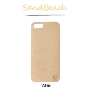 iPhone5 iPhome5S 木製 ケース man&wood 天然木 Man & Wood Real wood case Genuine Sand beach サンドビーチ ケース｜option