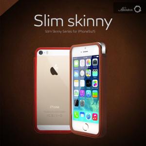 iPhone SE ケース iPhone5s iPhone5 カバー hanton Slim Skinny Bumper スリム スキニー バンパー レザーケース カバー ケース｜option