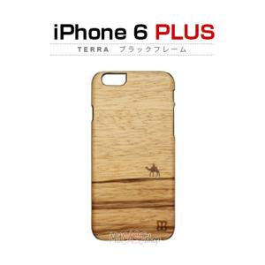 iPhone6 Plus ケース 木製 天然木 Man＆Wood Terra マンアンドウッド テラ ブラックフレームケース カバー iPhone 6 Plus｜option